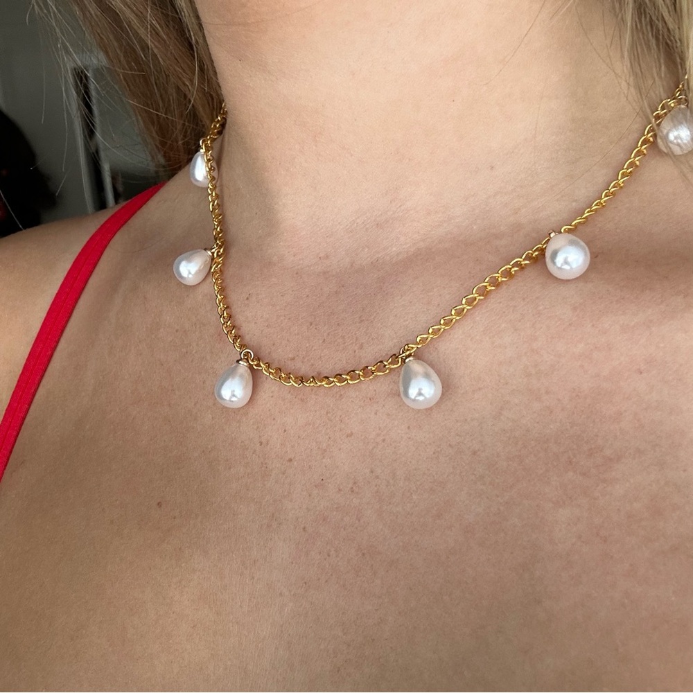 Pearl Charm Necklace